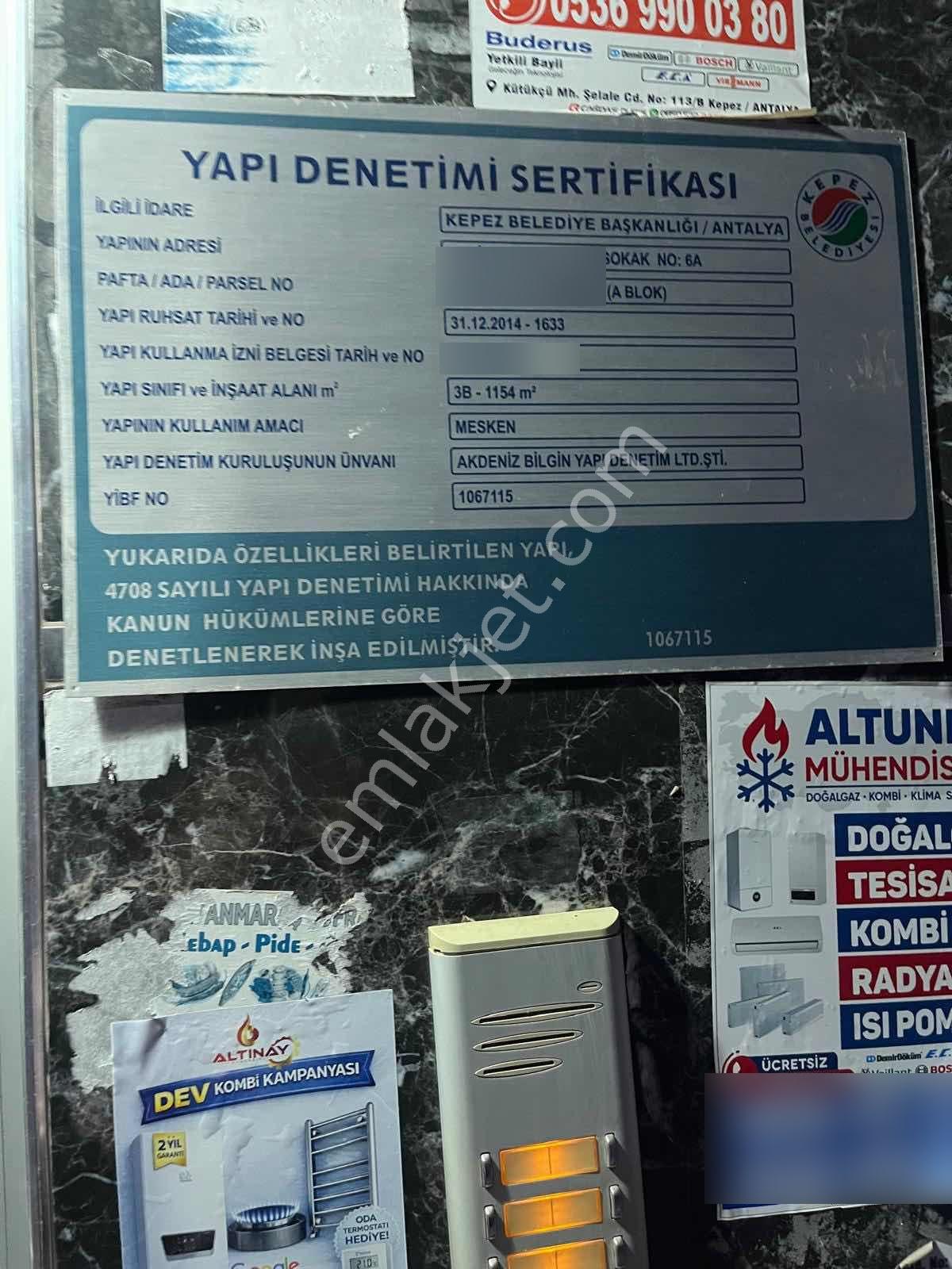 Habıbler Mah Ana Cadde Dibi Site İçi Geniş Yüksek Giriş - Görsel 5