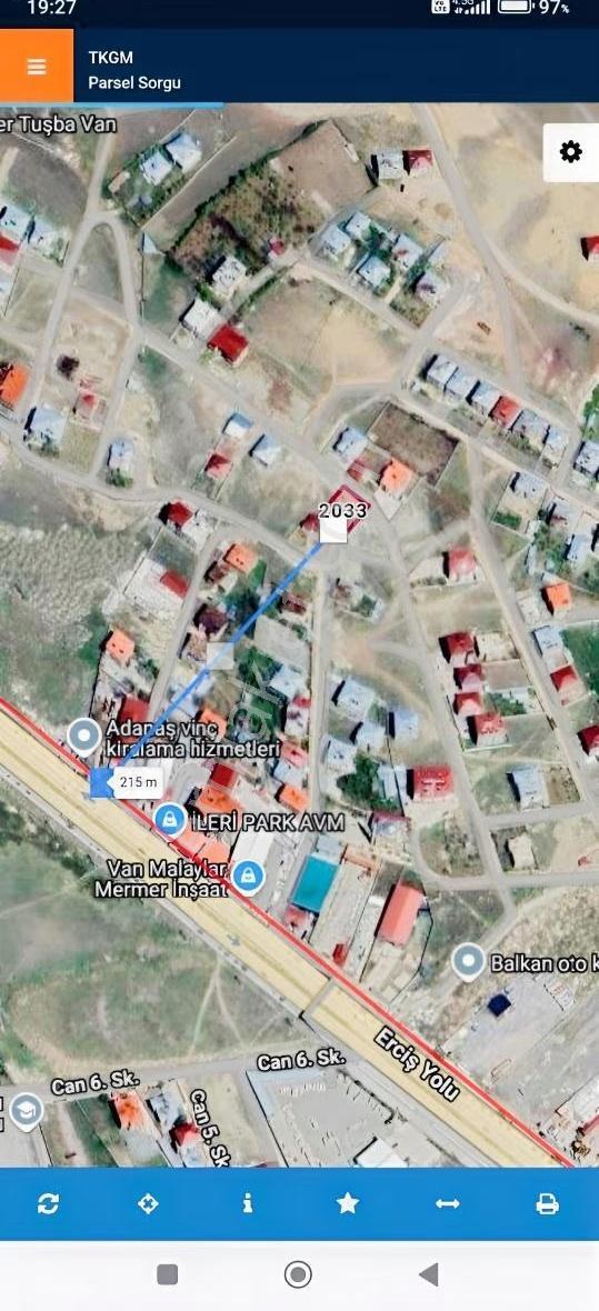 Kalecikte Erciş Yoluna 215 Metre Mesafede Satılık Parsel - Görsel 2
