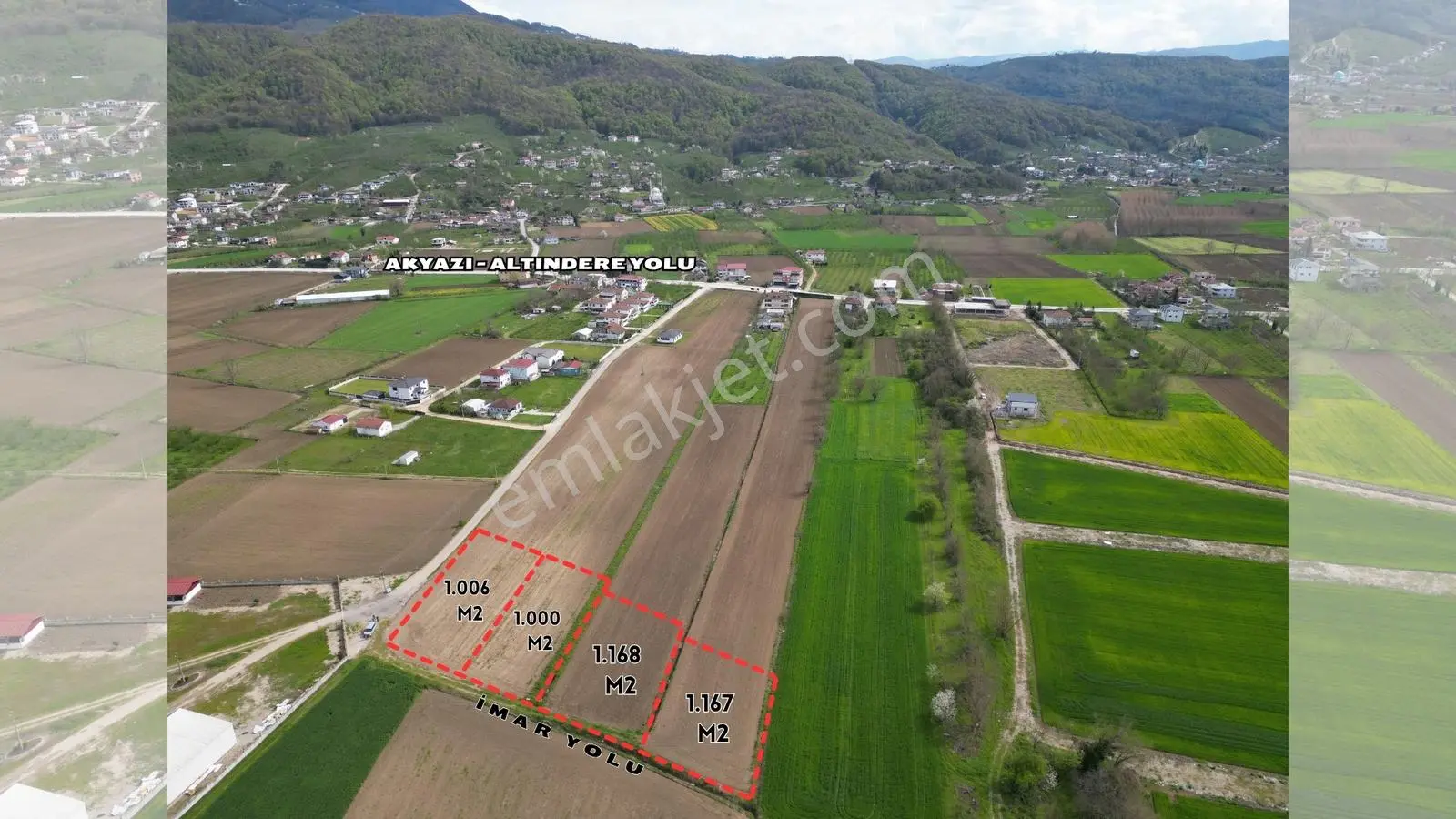 Altındere/gündoğan 1.167 M2 İmarlı Arsa Satılık / Akyazı - Görsel 2