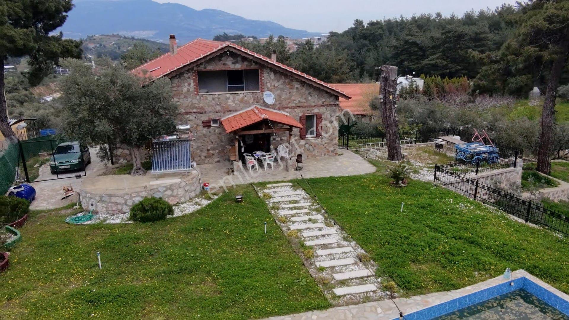 İzmir Kemalpaşa Aşağıkızılca’da 6.704 M² Arsa İçinde Taş Ev, Havuzlu, Bahçeli Yapı Kullanımlı - Görsel 11
