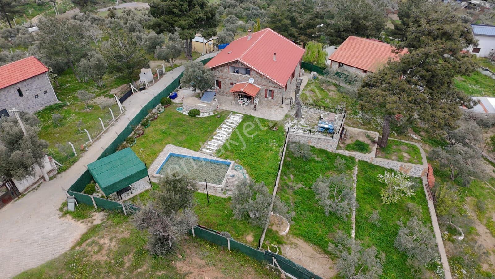 İzmir Kemalpaşa Aşağıkızılca’da 6.704 M² Arsa İçinde Taş Ev, Havuzlu, Bahçeli Yapı Kullanımlı - Görsel 33