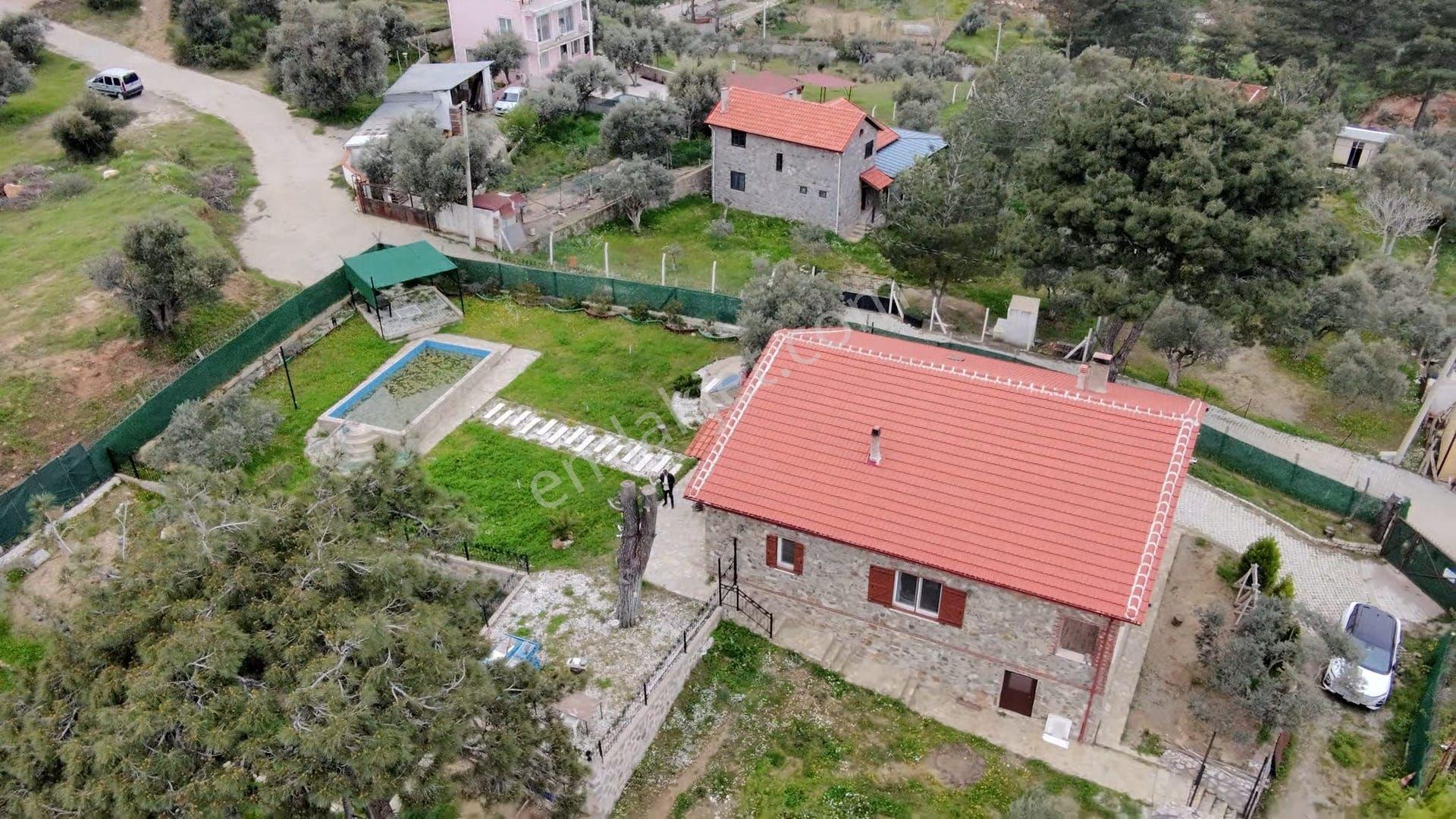 İzmir Kemalpaşa Aşağıkızılca’da 6.704 M² Arsa İçinde Taş Ev, Havuzlu, Bahçeli Yapı Kullanımlı - Görsel 30