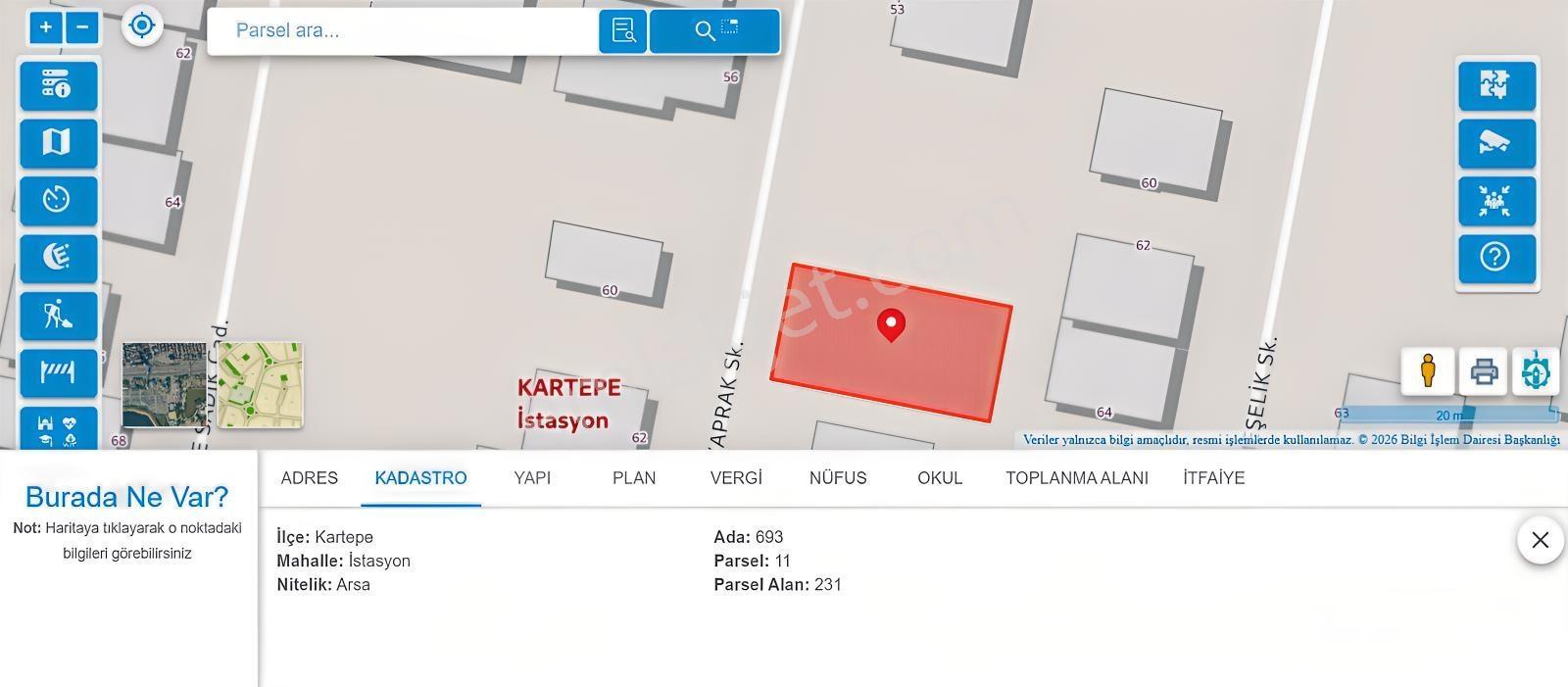 Kartepe İstasyon Mah. 231 M2 3 Kat Konut İmarlı Satılık Arsa - Görsel 10