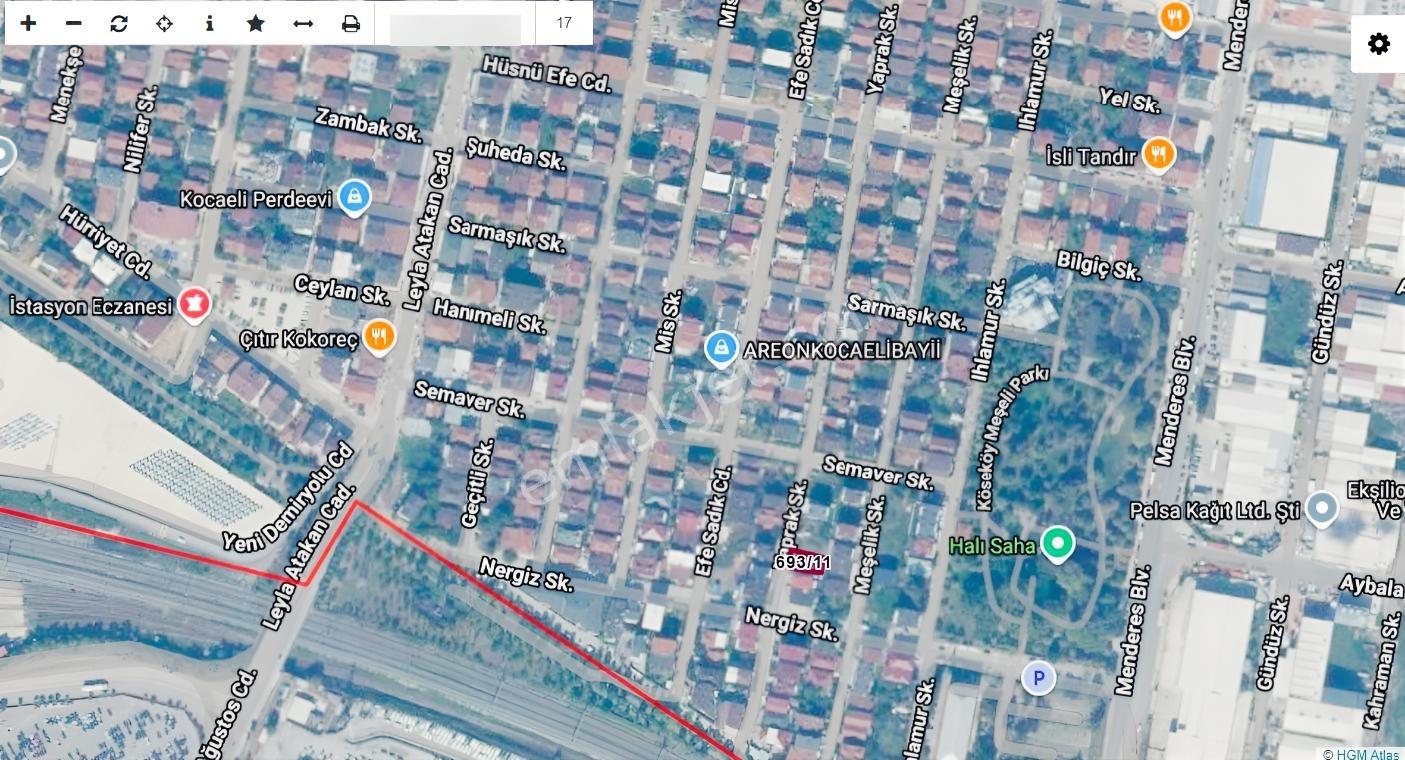 Kartepe İstasyon Mah. 231 M2 3 Kat Konut İmarlı Satılık Arsa - Görsel 4