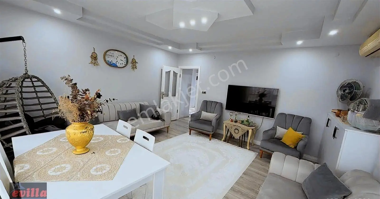 Atakentte Anayolda Krediye Uygun 3+1 Geniş Satılık Daire