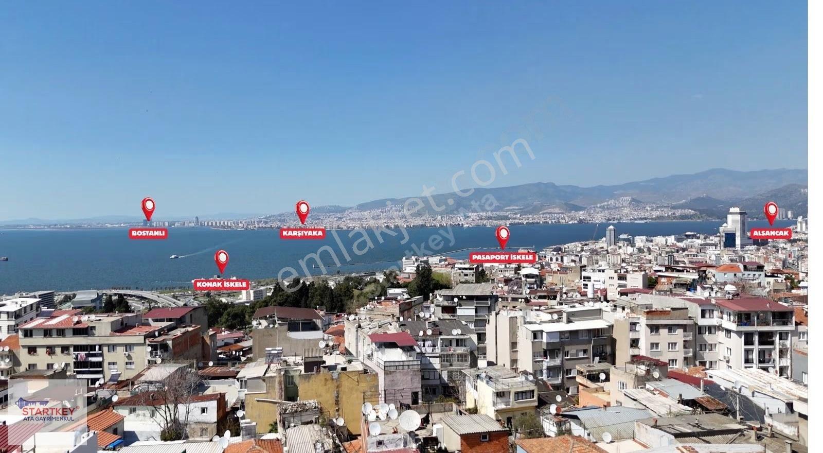 Konak Selçuk Mahallesi Deniz Manzaralı 523 M2 Satılık Arsa
