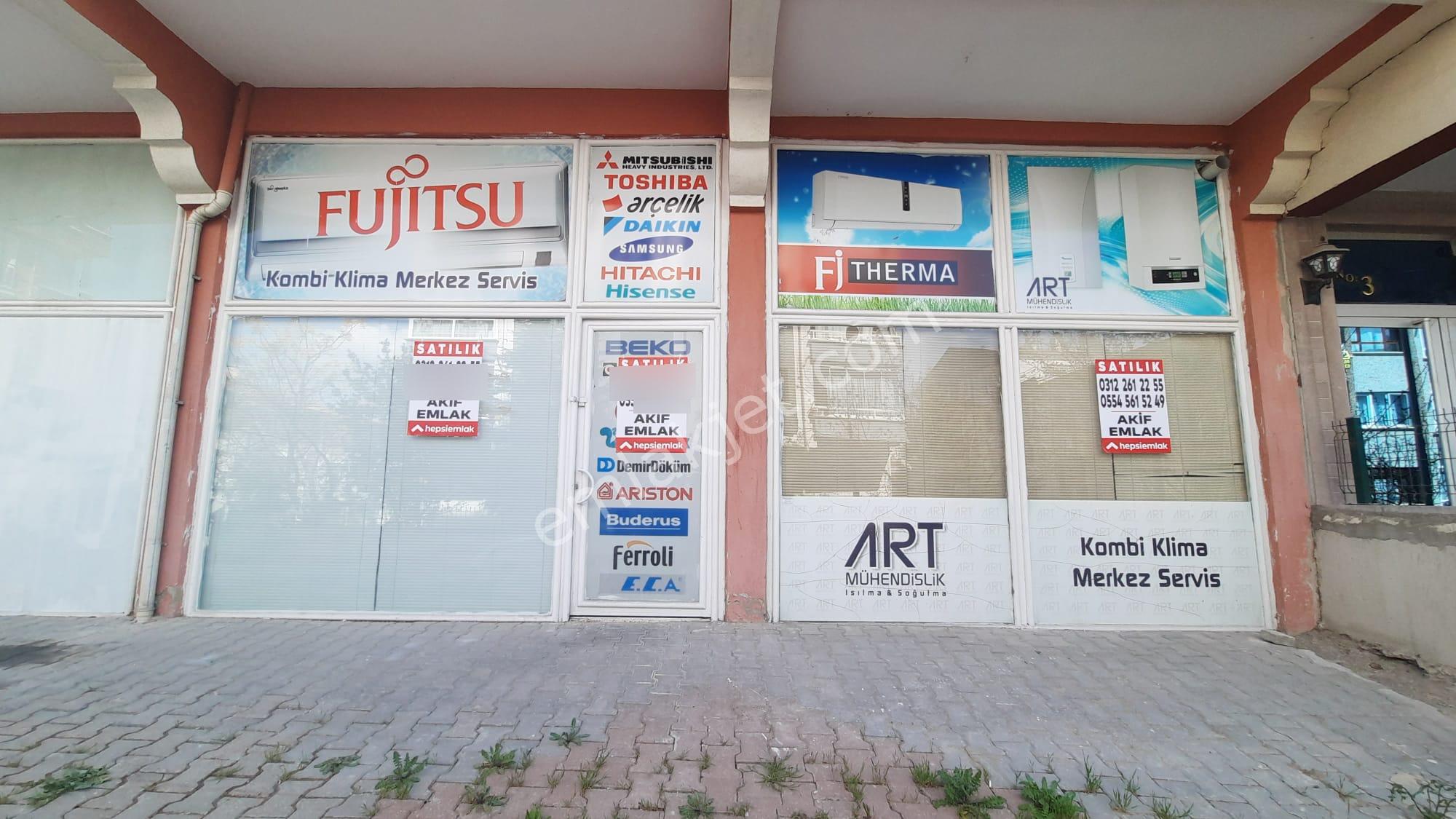 Akif'ten Elvankent Topçu'da Ön Cephe Satılık Dükkan