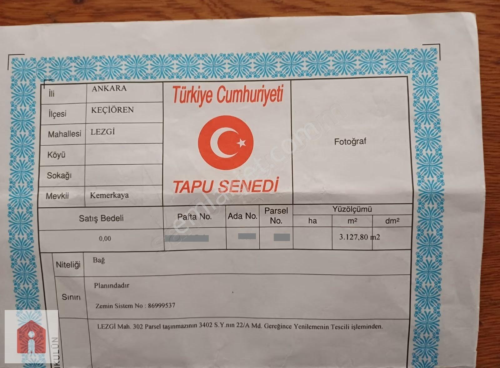 Bağlum'da 3127 M² Satılık Tek Tapu Bağ & Bahçe Arsası - Görsel 2