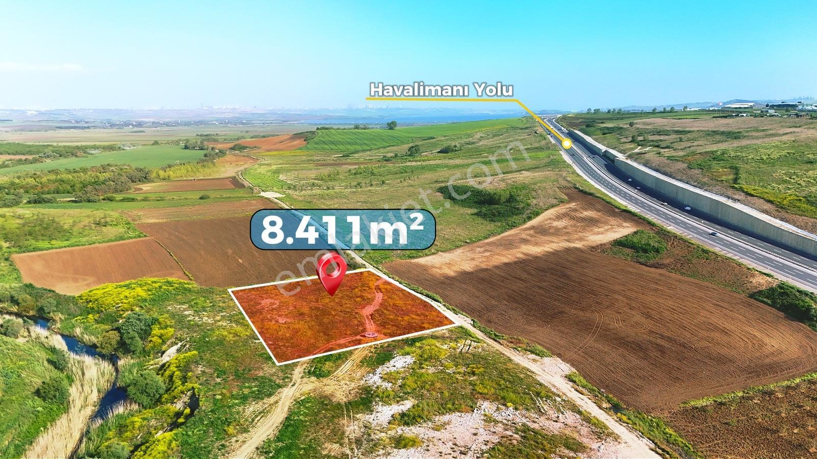 Yuşa'dan Havalimanı Yoluna Paralel 8.500 M² Müstakil Tapulu