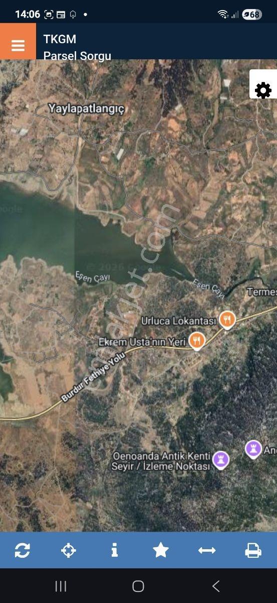 Seydikemer Yayla Patlangıç Mah.satılık Göl Manzaralı Arazi - Görsel 6