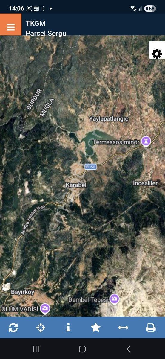Seydikemer Yayla Patlangıç Mah.satılık Göl Manzaralı Arazi - Görsel 2