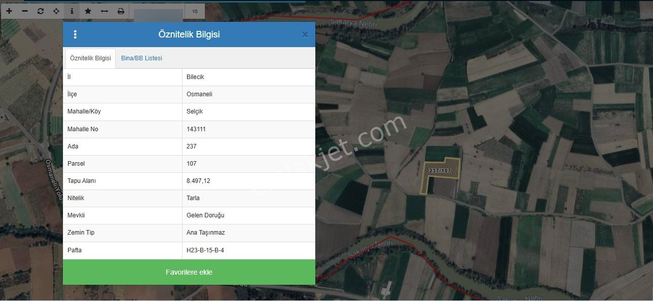 Bilecik Osmaneli Selçik'te Sakarya Nehri Yakını Satılık Tarla - Görsel 8