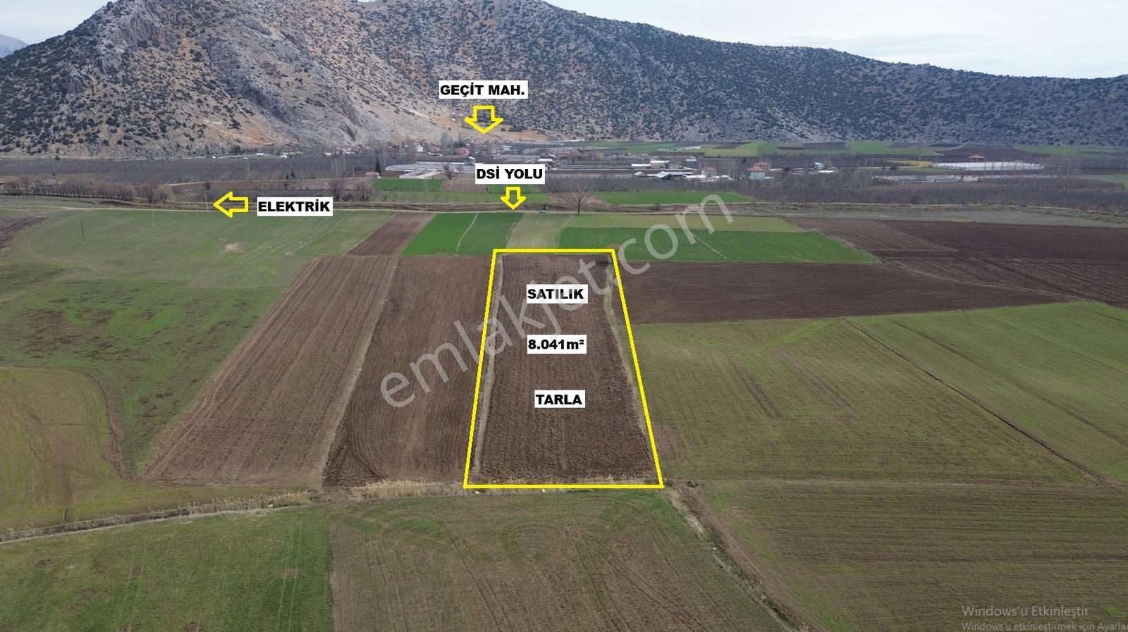 Vip Gayrimenkul'den Bölgenin En Sulak Yerinde 8.041m² Tarla - Görsel 2