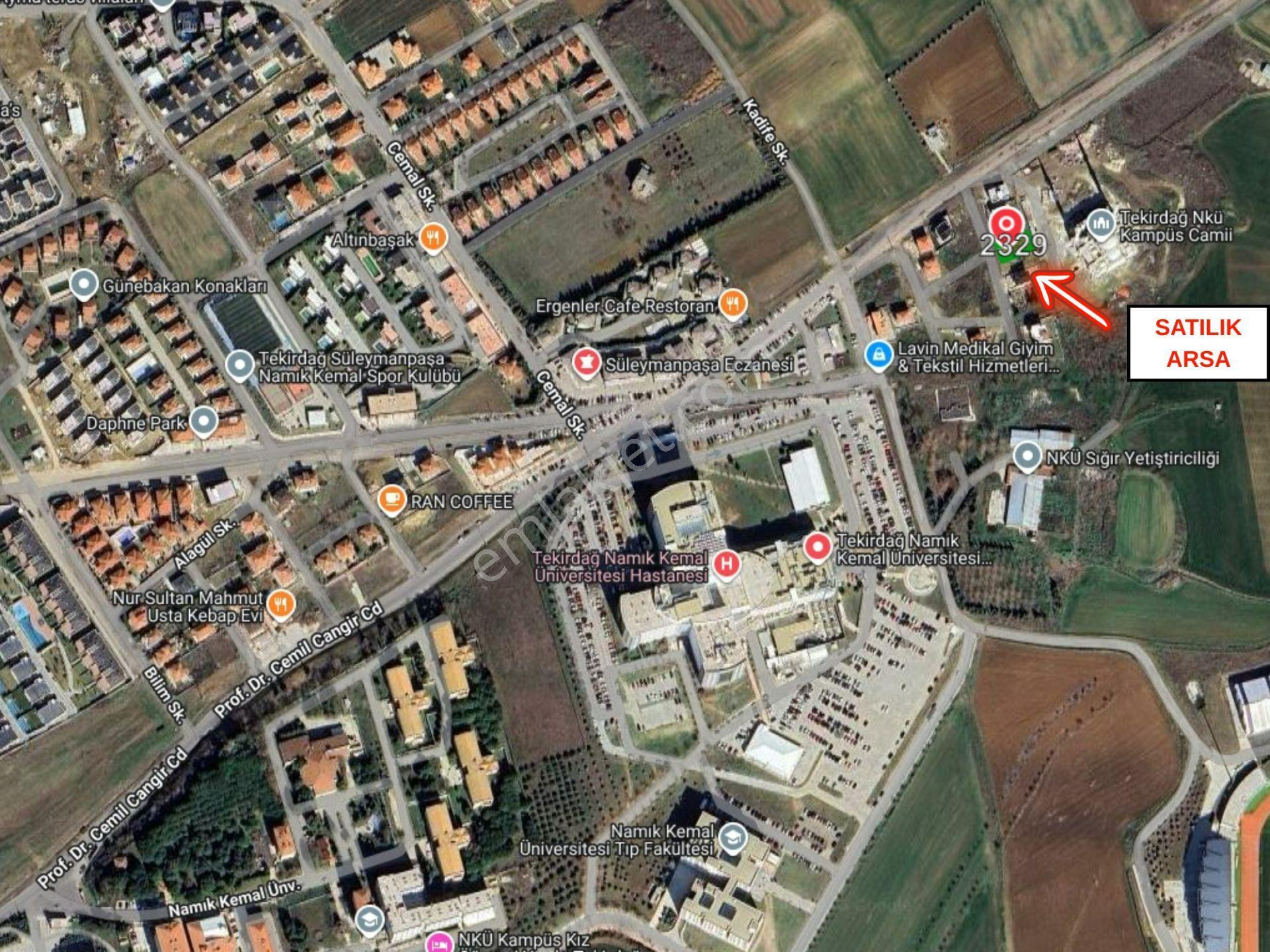 Tekirdağ Süleymanpaşa Namık Kemal Mah- Yatırımlık Villa Arsası - Görsel 4
