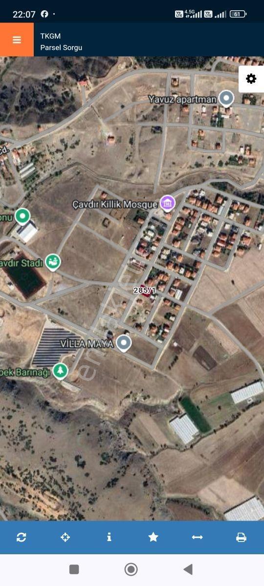 Burdur Çavdır Kocapınar Mahallesi Satılık 535m2 İmarlı Arsa - Görsel 4