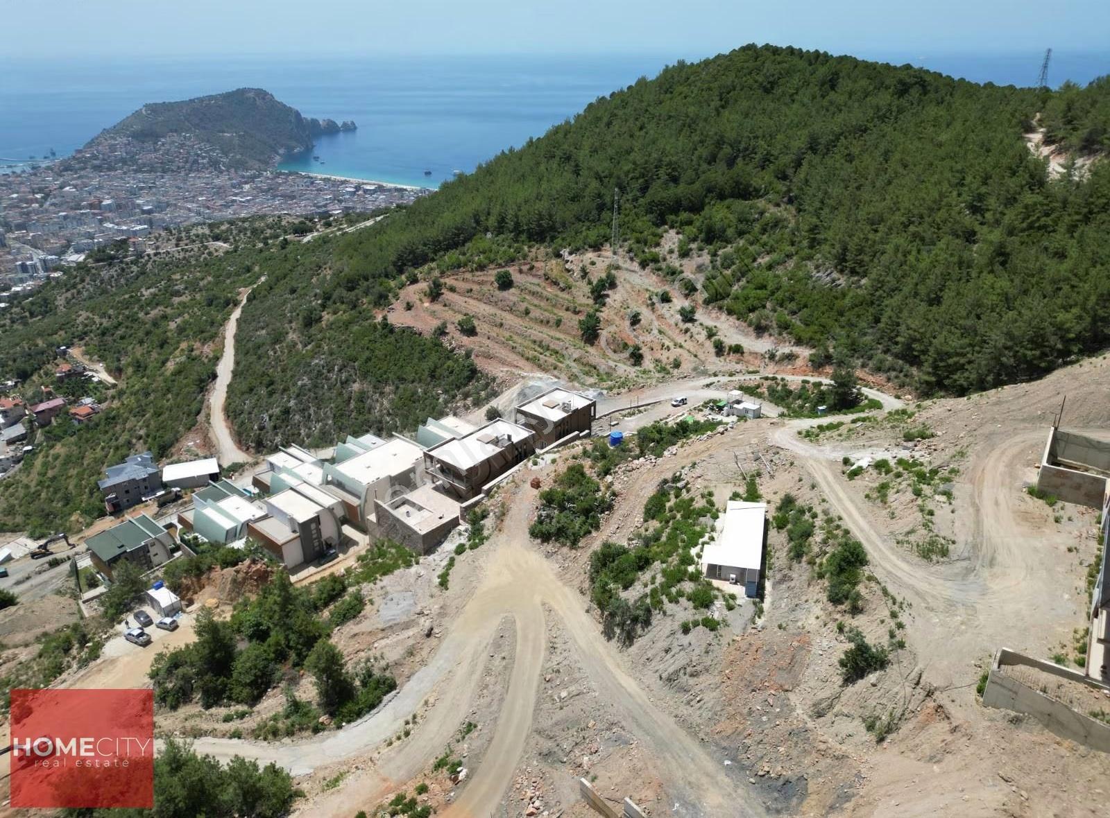 Alanya Tepe 1001m2 Alanya Kalesi Deniz Doğa Manzaralı Villa Arsa - Görsel 6