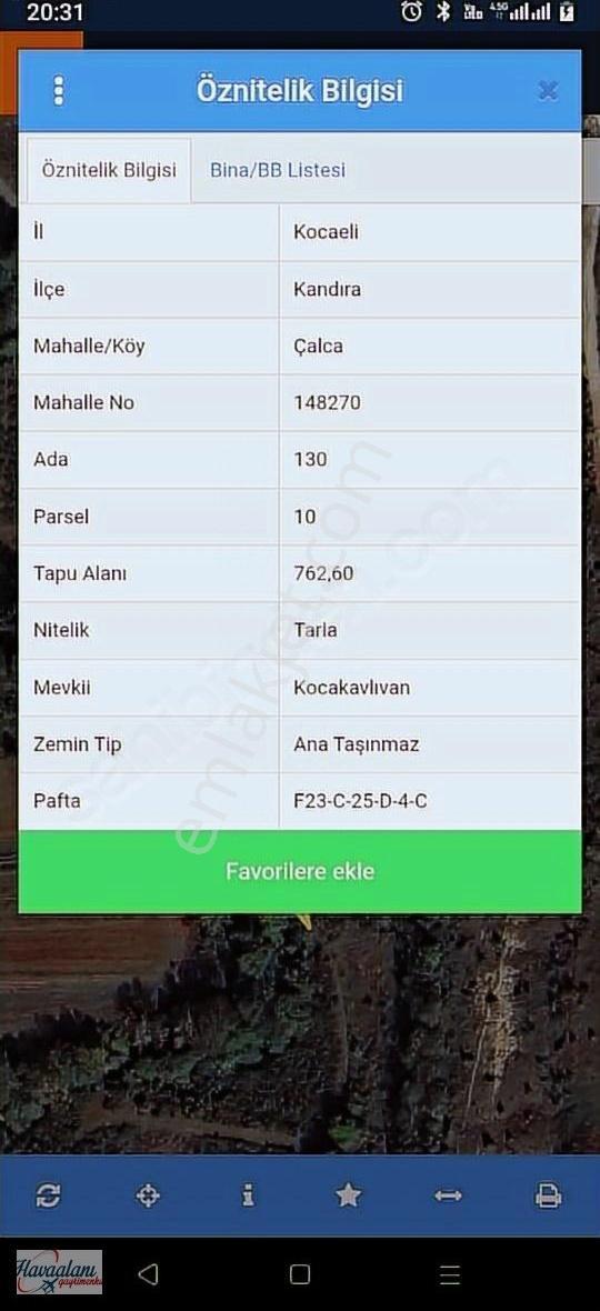 Kocaeli Kandıra Çalcada Yollu Arazi - Görsel 2