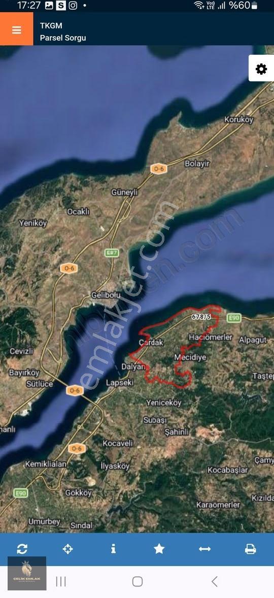 Çardak'ta Deniz Manzaralı İmarlı İfrazlı Satılık Müstakil Arsa - Görsel 4