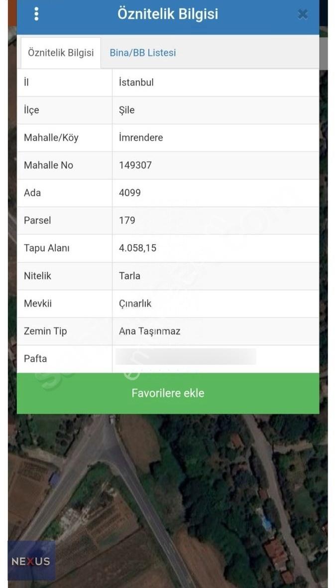 Şile'de Asfalt Yollu Elektrik Ve Suyu Olan Müstakil 4.058m² Arsa - Görsel 9