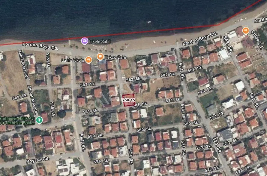Golden Globy, Burhaniye İskele'de Denize 60 Metre Mesafede Köşe Parsel Satılık 284 M2 Tarla - Görsel 5