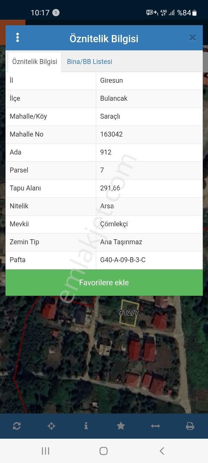 Bulancak Satılık 5 Kat İmarlı 292 M2 Arsa - Görsel 5