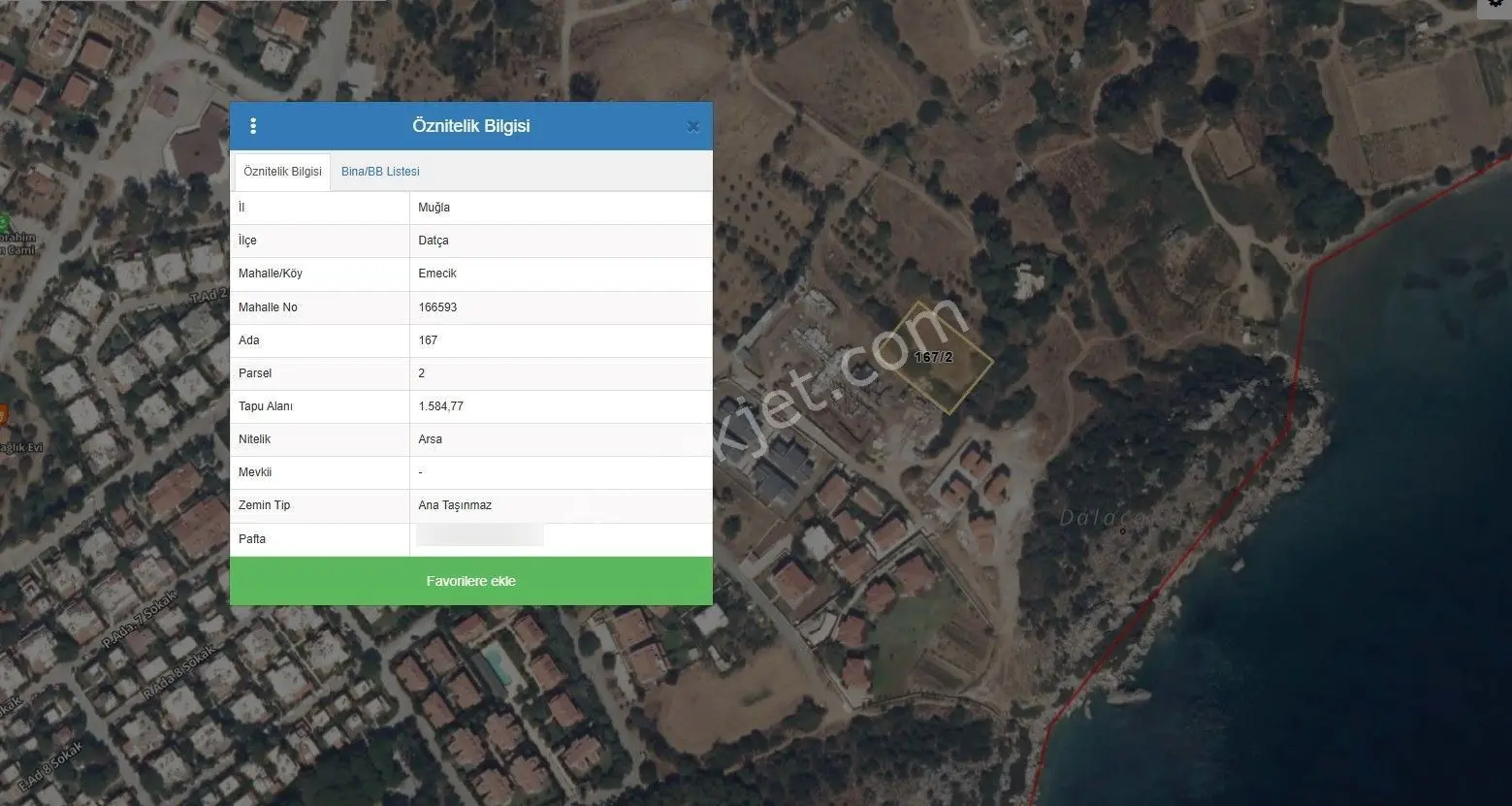Muğla Datça İmarlı Satılık Arsa