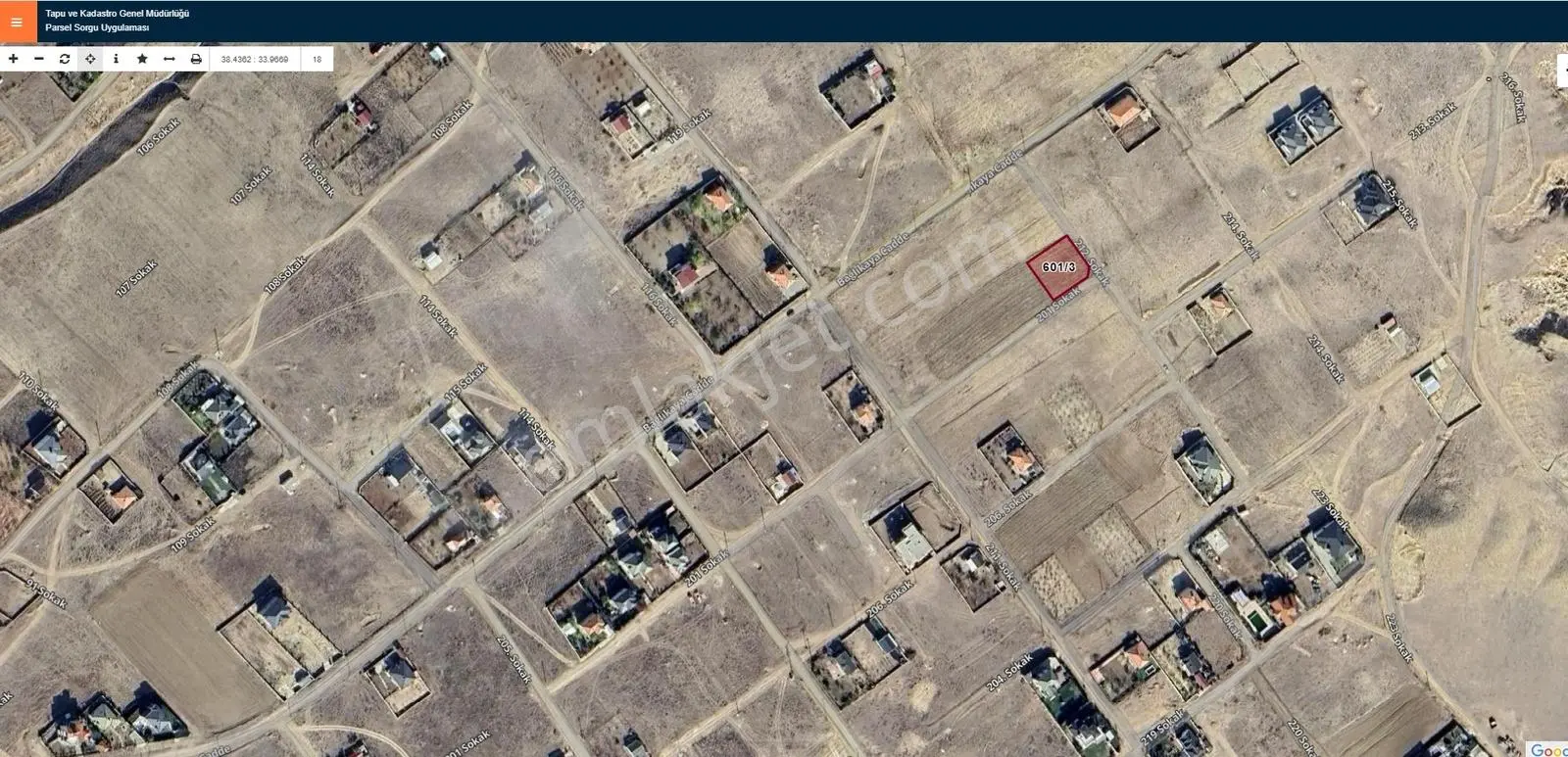 Topakkaya Fatih'te Villalık Mükemmel Konumda Fırsat Arsalar - Görsel 8