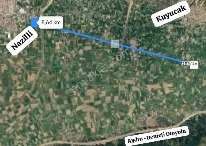 Kuyucak Beşeylül Mahallesi – Çiftler İçi Mevkii 1.730 M² Müstakil Tapulu Tarla