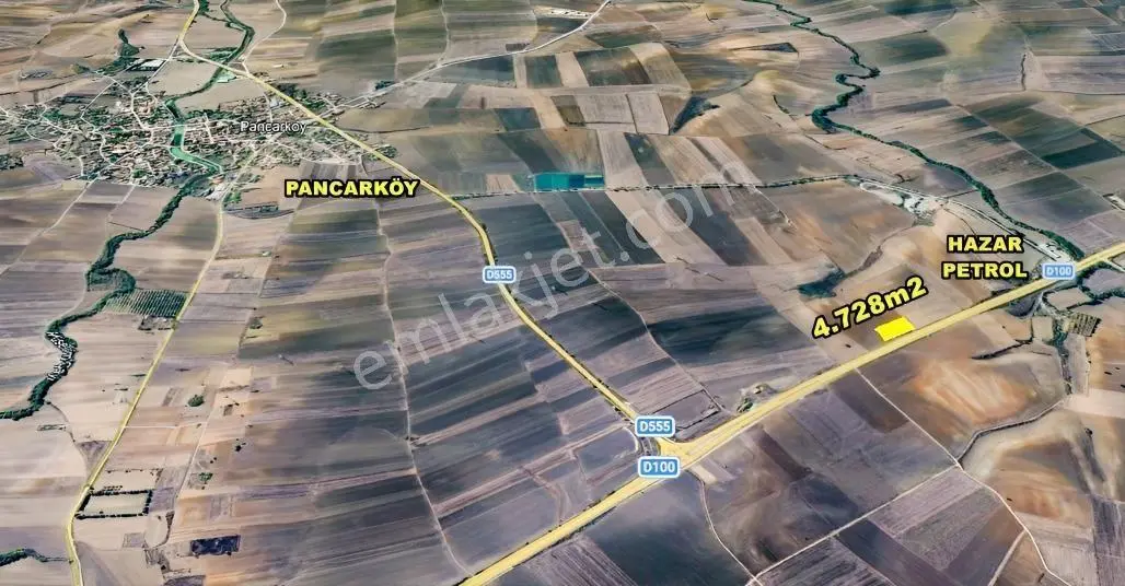 Babaeski Pancarköyde Asfalta Cepheli 4.728 M² Tek Tapu - Görsel 2