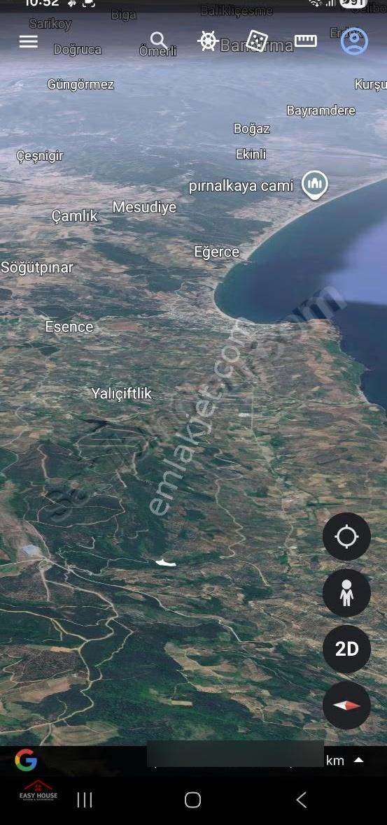 Bursa Mudanya Talatbey Deniz Manzaralı Zeytinlik 4.683m²