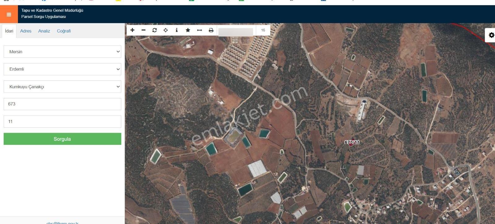Erdemli Kumkuyu Çanakçı 500m2 Deniz Manzaralı Arsa 0,60 Yoğunluk - Görsel 34