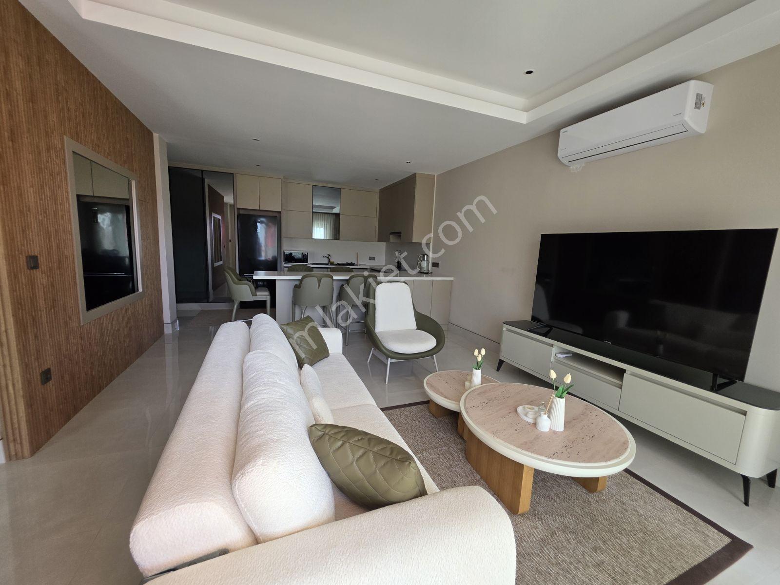 Bodrum Yalıçiftlik'te Manzaralı Full Eşyalı Modern 2+1 Daire - Görsel 12