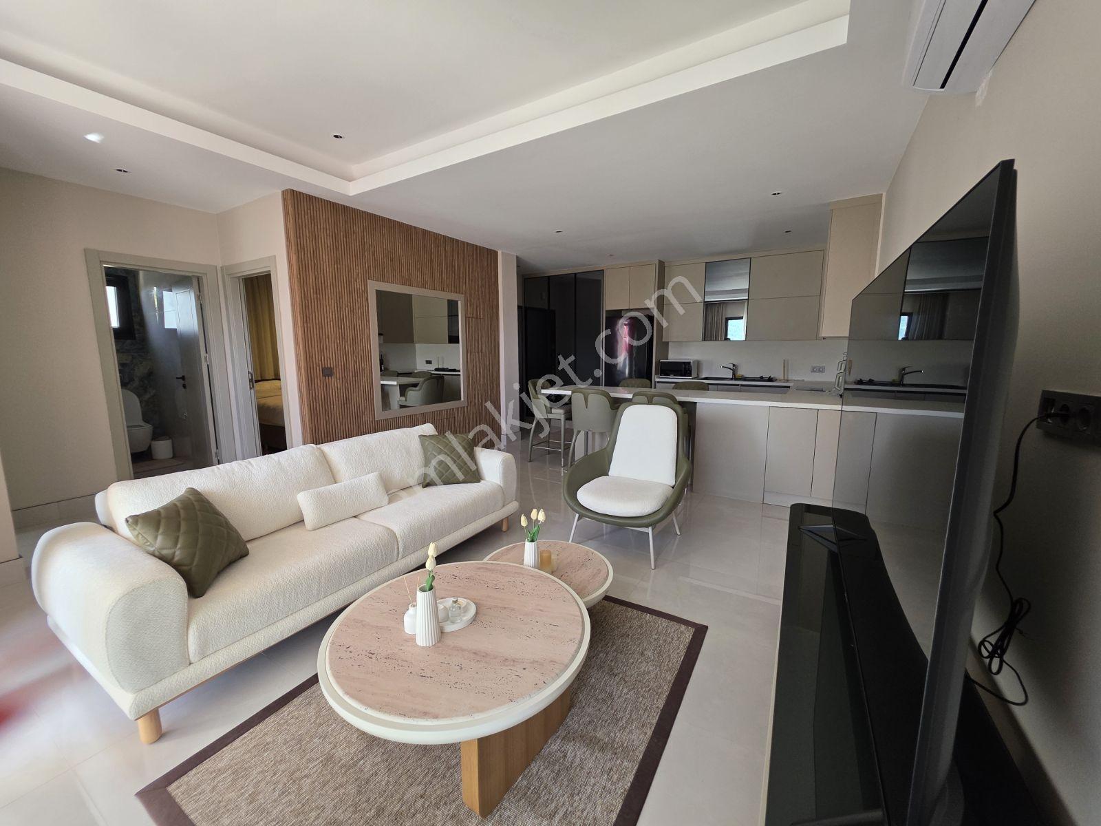 Bodrum Yalıçiftlik'te Manzaralı Full Eşyalı Modern 2+1 Daire - Görsel 5