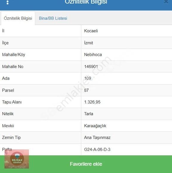 Remax Arminadan İzmite 20 Dk | Asfalta 100 Mt. En Uygun Tarla - Görsel 3
