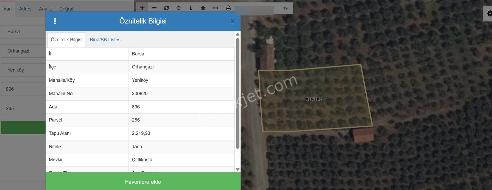 Otuz4| Orhangazi Yeniköyde Anayol Üzeri Yatırımlık Satılık Tarla - Görsel 2