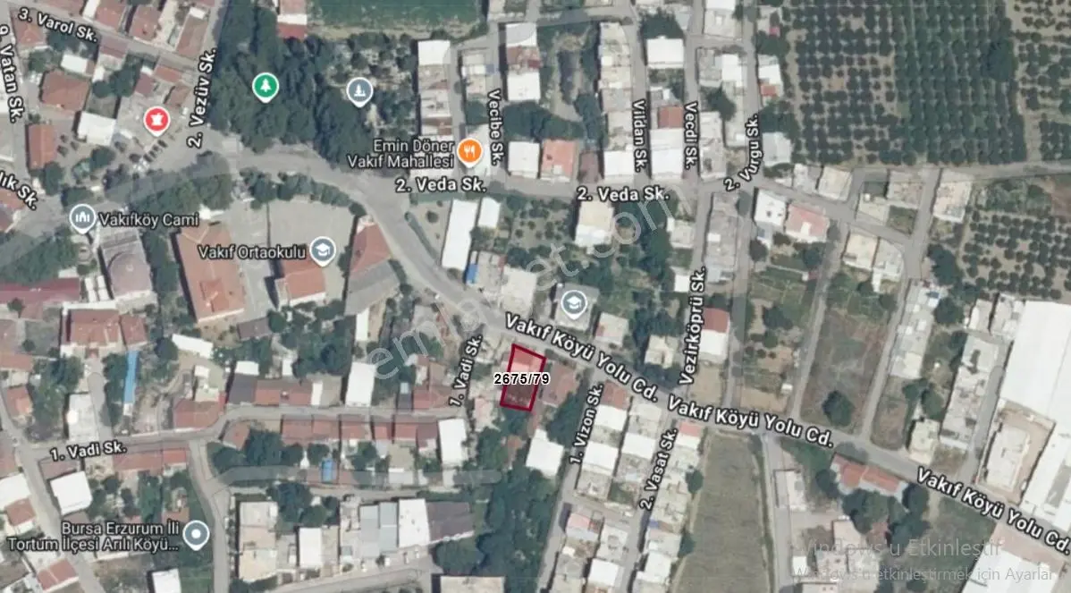 Cb Başrol'den Vakıf Mahallesi Vakıf Yolu Cepheli Satılık Arsa - Görsel 6