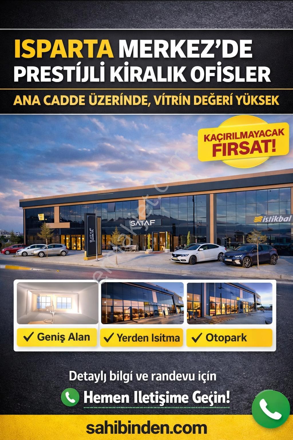 Isparta Merkez İstikbal & İtimat & Şataf Mobilya Üstü Kiralık Büro & Ofisler - Görsel 20