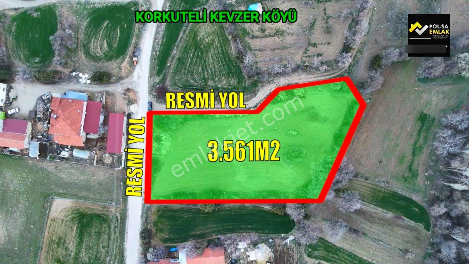Korkuteli Kevzer De Satılık 3.561m2 Köy İçi Tarla - Görsel 17