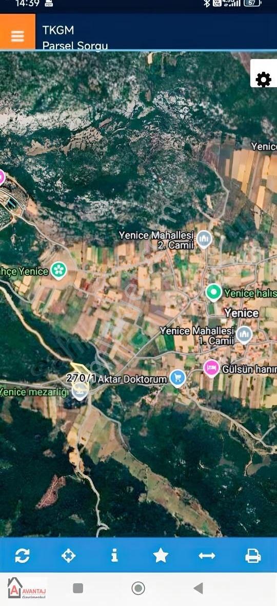 Muğla, Menteşe, Yenice'de Satılık Tarla - Görsel 2