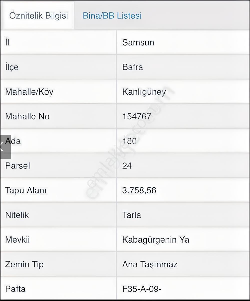 Bafra Kanlıgüneyde Fırsat Fiyata 3.758 Metrekare Tarla - Görsel 7