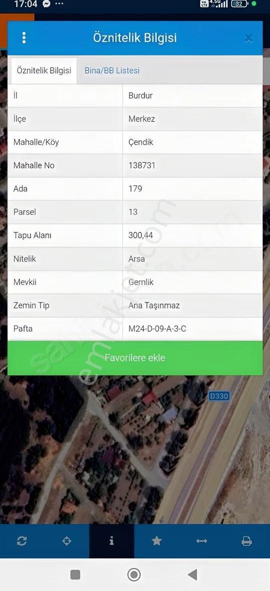 Burdur Esen Evler De Satılık Arsa - Görsel 2