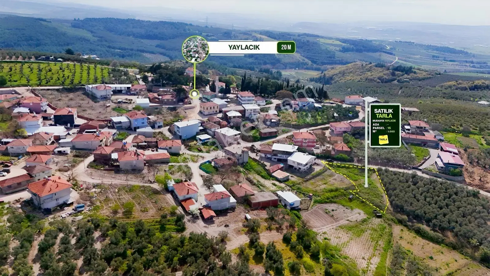 Expert'ten Mudanya Yaylacık'ta Ev Yapımına Uygun 1 Dönüm Tarla - Görsel 5