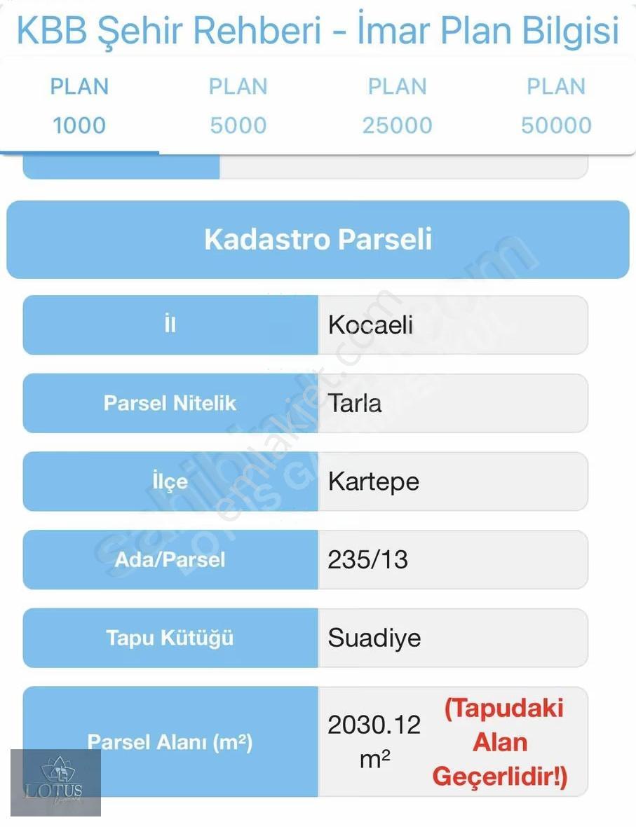 Kartepe Suadiye Mahallesinde Manzaralı Yola Cephe Arsa - Görsel 2