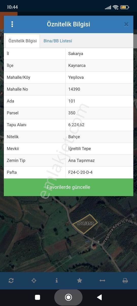 Tarcanlar'dan Sakarya Kaynarca Asfaltyol Cepheli 6.225 M² Tarla - Görsel 28