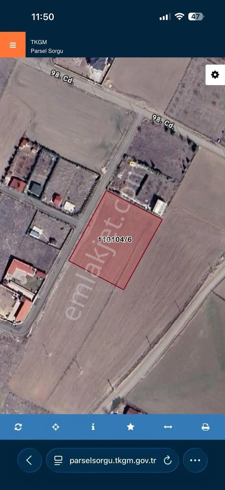 Gölbaşı Bahçelievler Mahallesinde 3500 M2 İmarlı Satılık Arsa