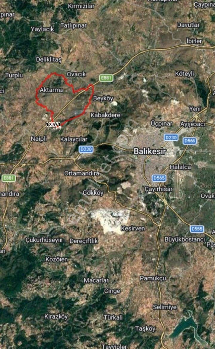 Balıkesir Karesi Aktarma Mahallesi 13.003 M2 Satılık Tarla - Görsel 4