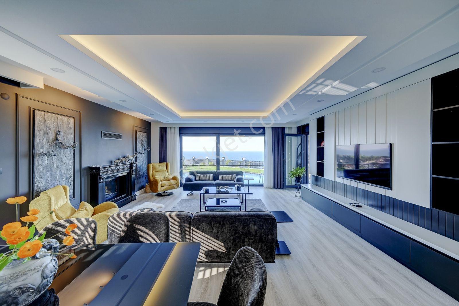 Şile'de 485m2 Arsa İçerisinde Deniz Manzaralı Satılık 5+1 Villa - Görsel 13