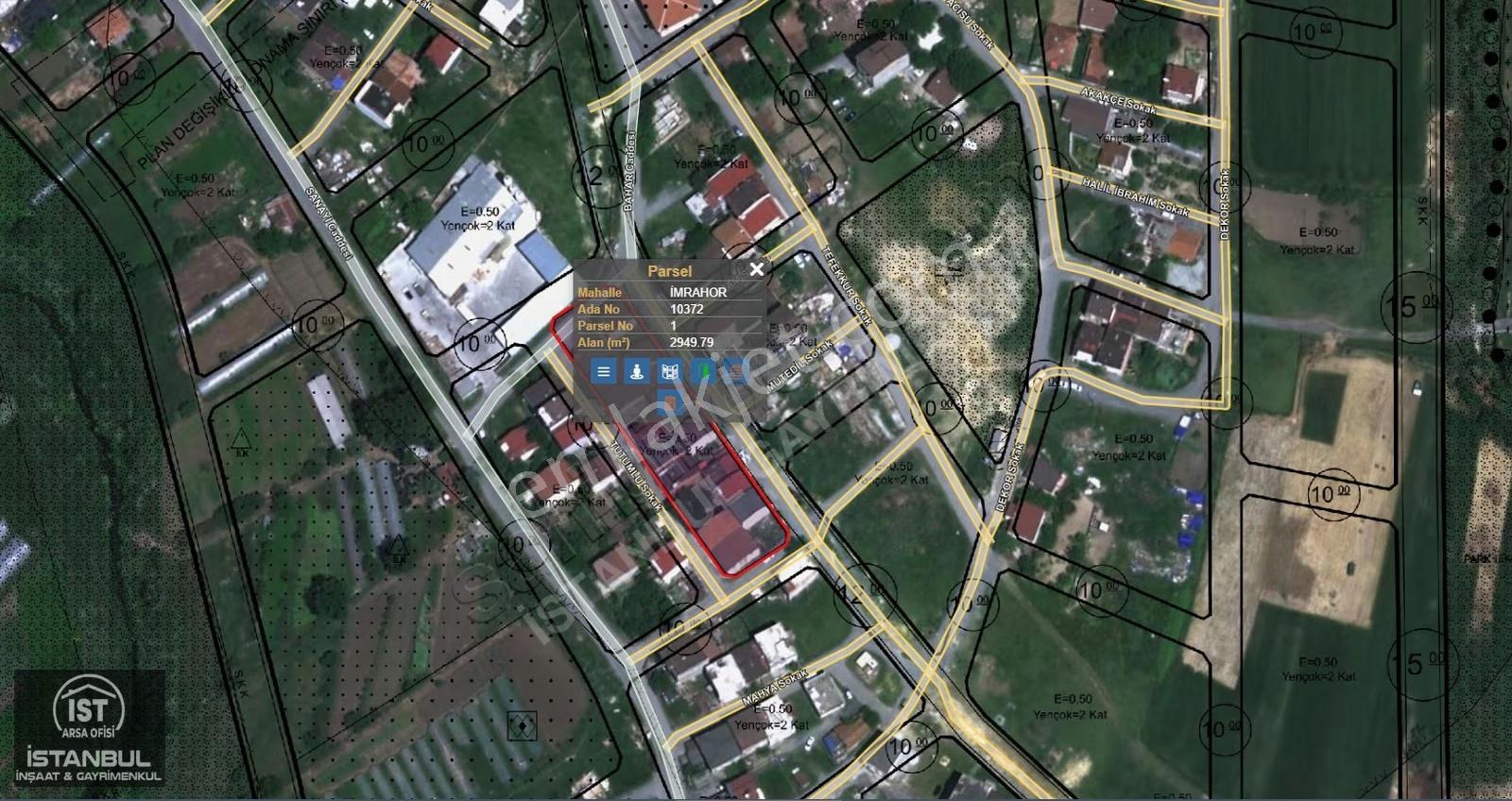 Uygun Fiyata ! İmrahor'da 1.0 Emsal 6 Kat İmarda 425 M2 Net Arsa