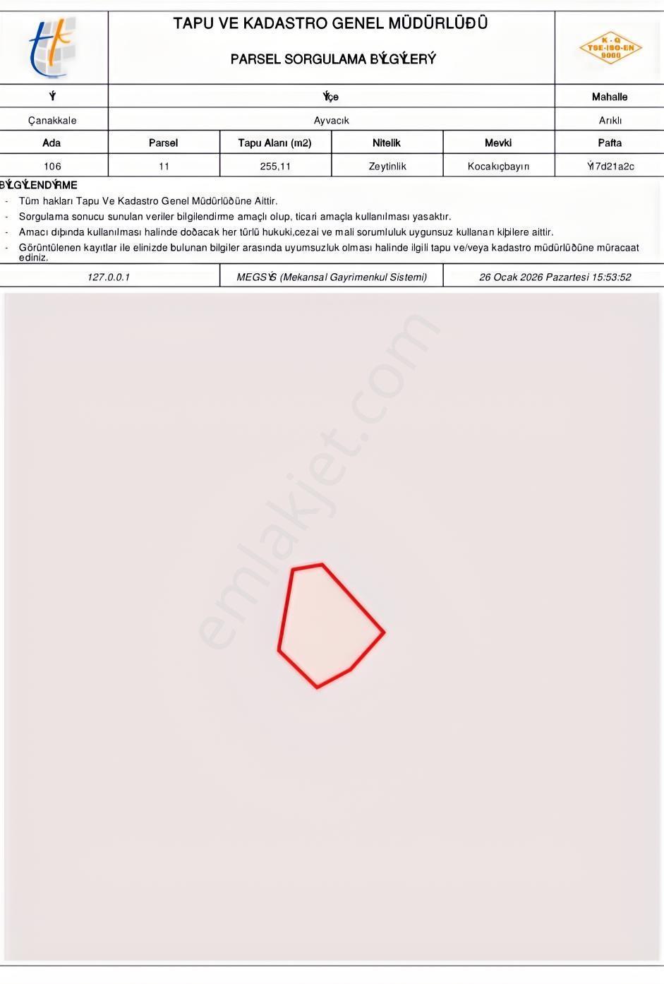 Kerim'den Arıklı'da Yatırımlık Zeytinlik Denize 550 Mt - Görsel 23