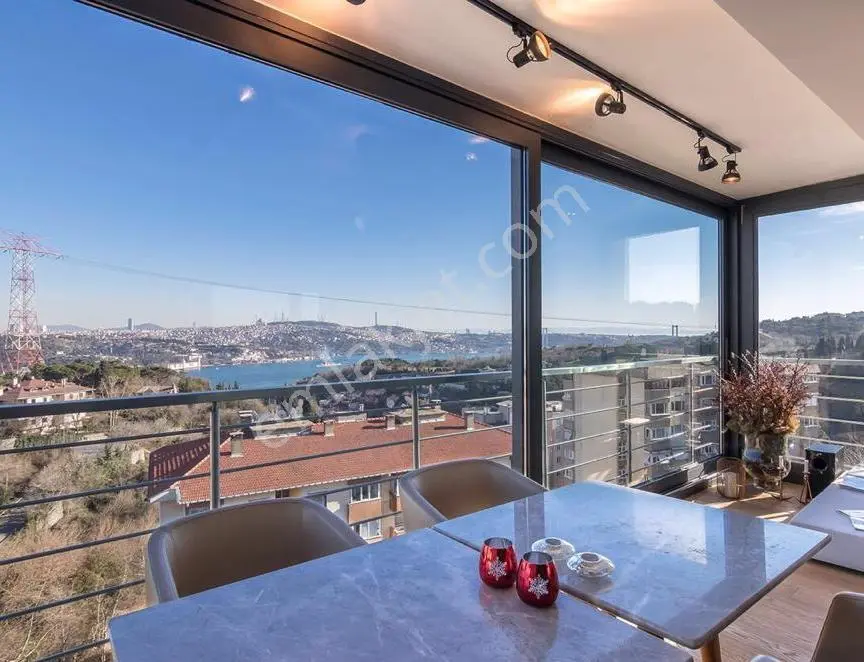 Bebeköy' De Boğaz Manzaralı Eşyalı 3+1 Kiralık Muhteşem Daire - Görsel 2